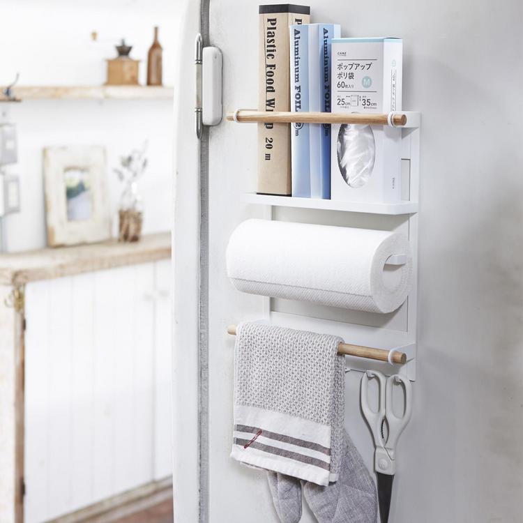 Yamazaki Tosca Under Shelf Paper Towel Holder | White