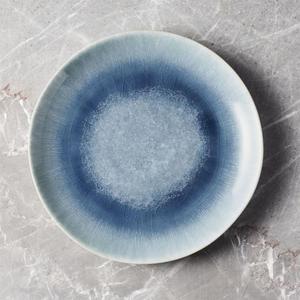 Caspian Blue Reactive Glaze Dinner Plate