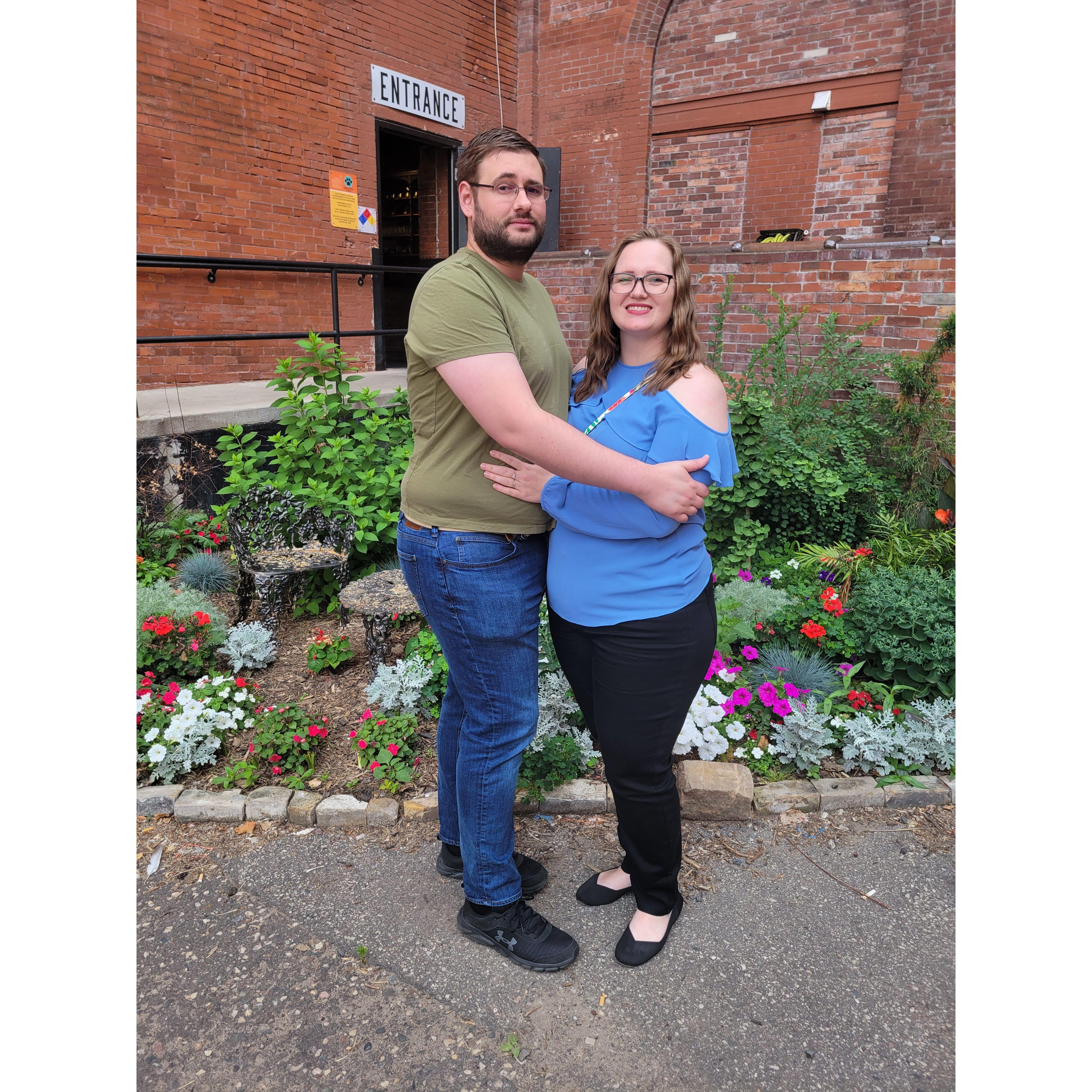 Fun in St. Paul - photo credit to bridal party members Ciara and Emily