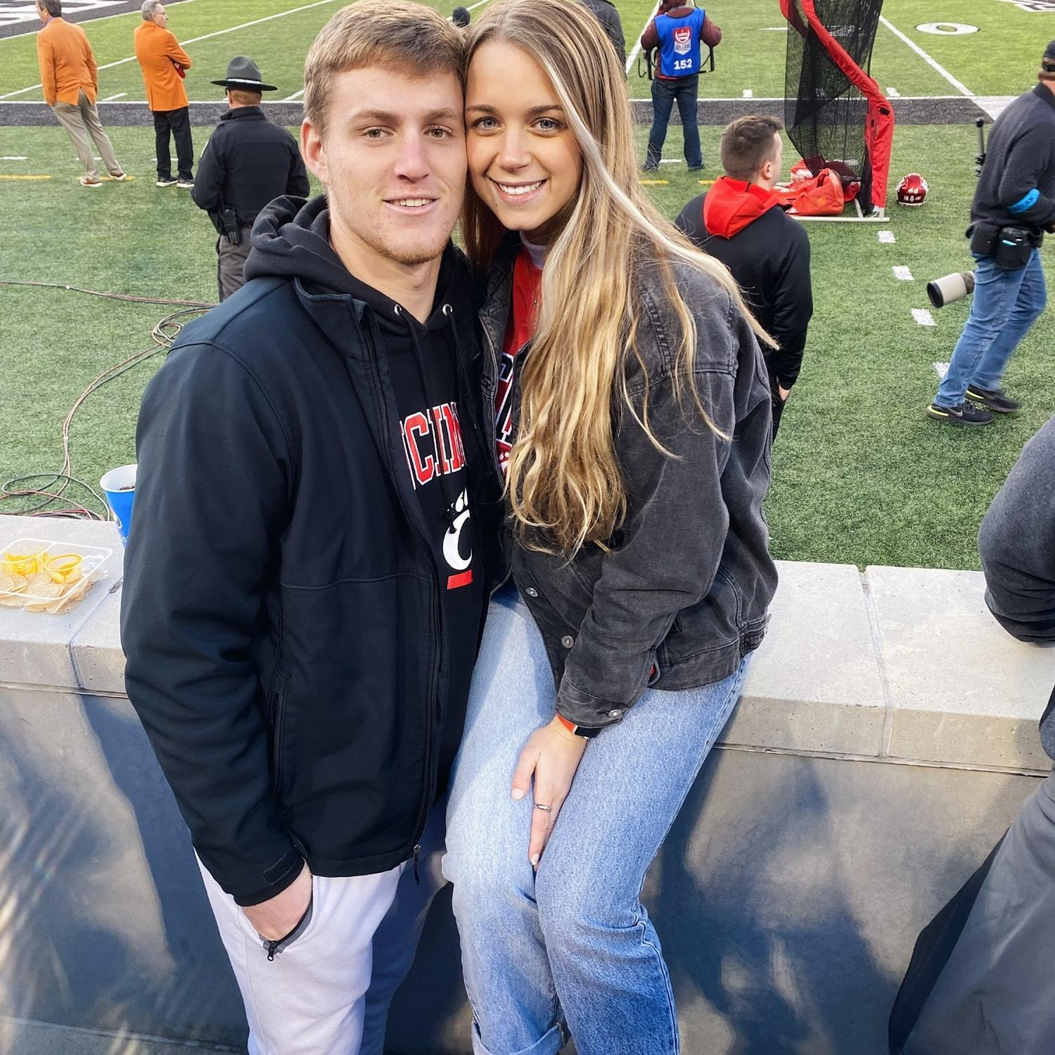 Sideline seats watching UC win the AAC!