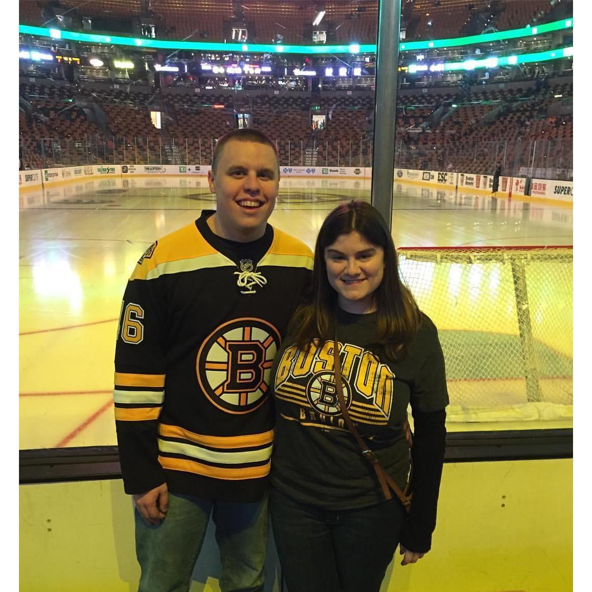 First Bruins Game!