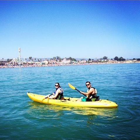 Ocean Kayaking in Santa Cruz!