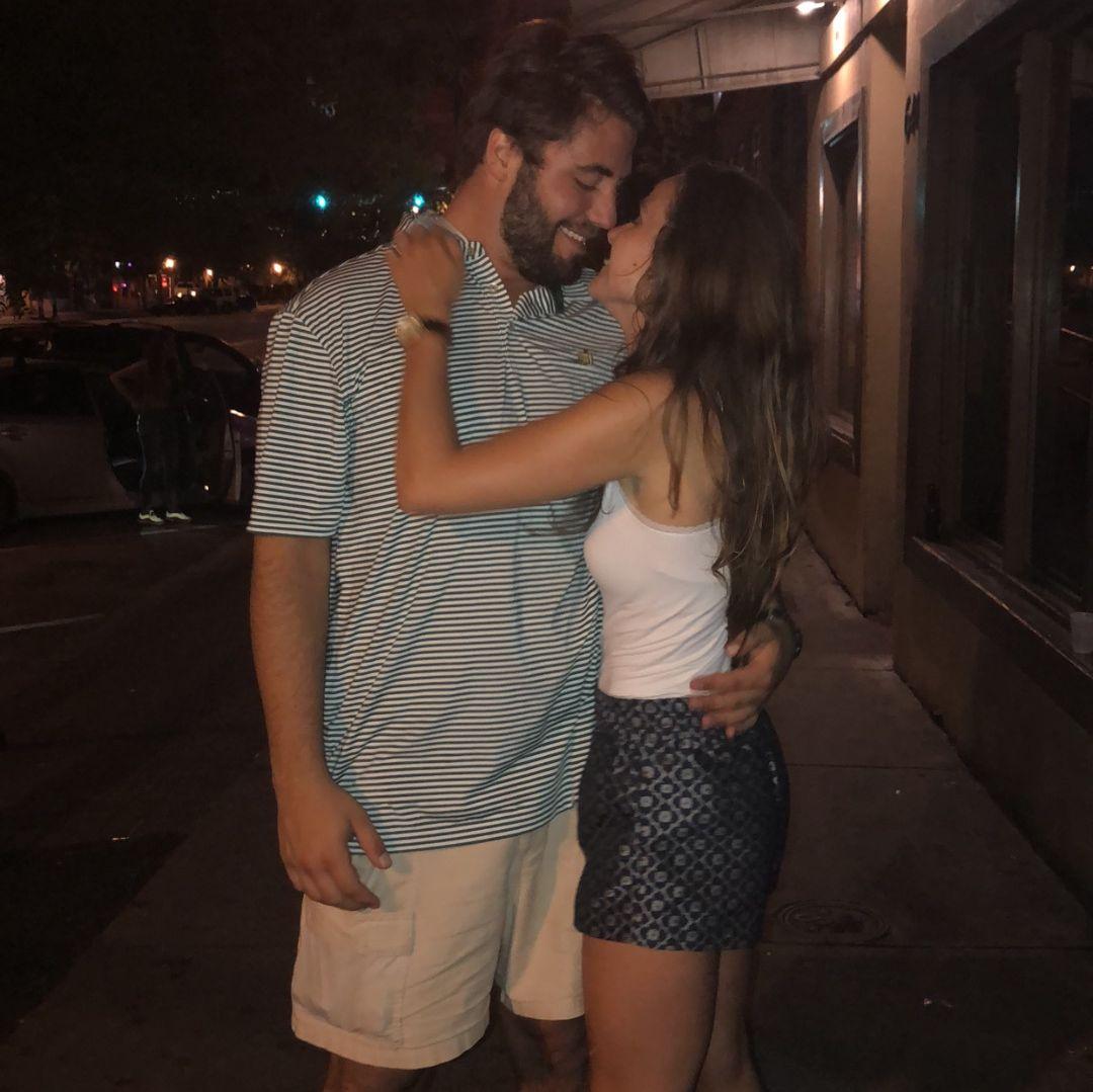 This was our first photo taken together!