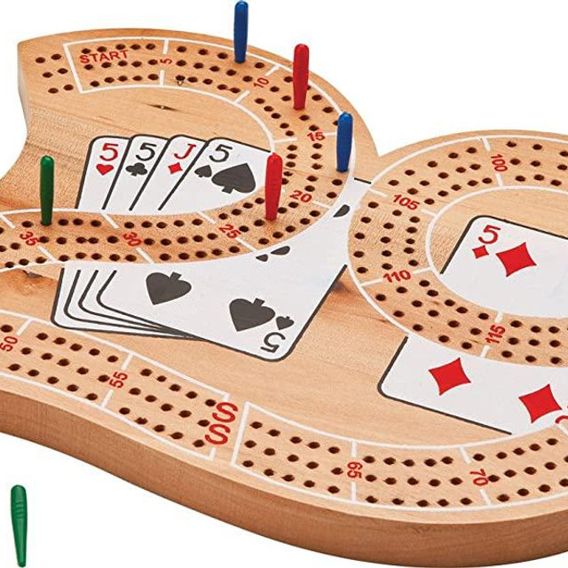 Mainstreet Classics Wooden "29" Cribbage Board Game Set