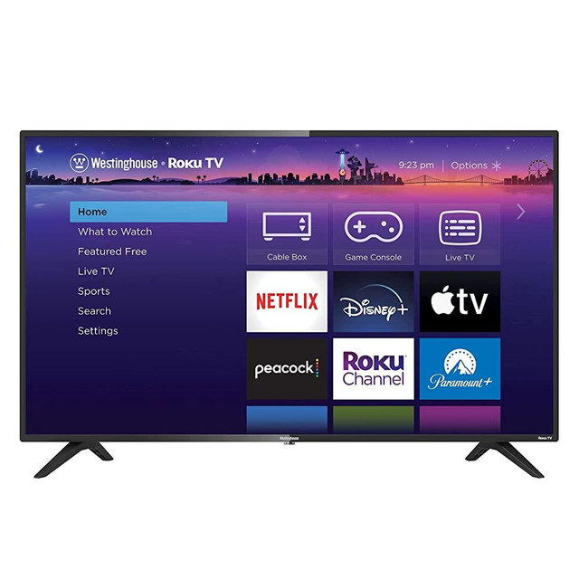 Westinghouse 42 Inch FHD Smart Roku TV, 1080p, Compatible with Apple Home Kit, Alexa and Google Assistant, (2023 Model) (WR42FX2210)