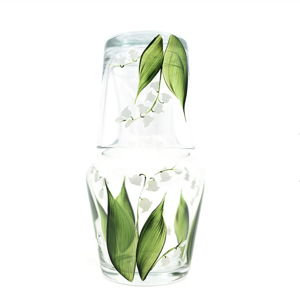 Lily Of The Valley Carafe And Tumbler