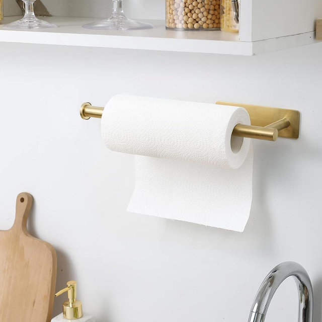 Gold Paper Towel Holder