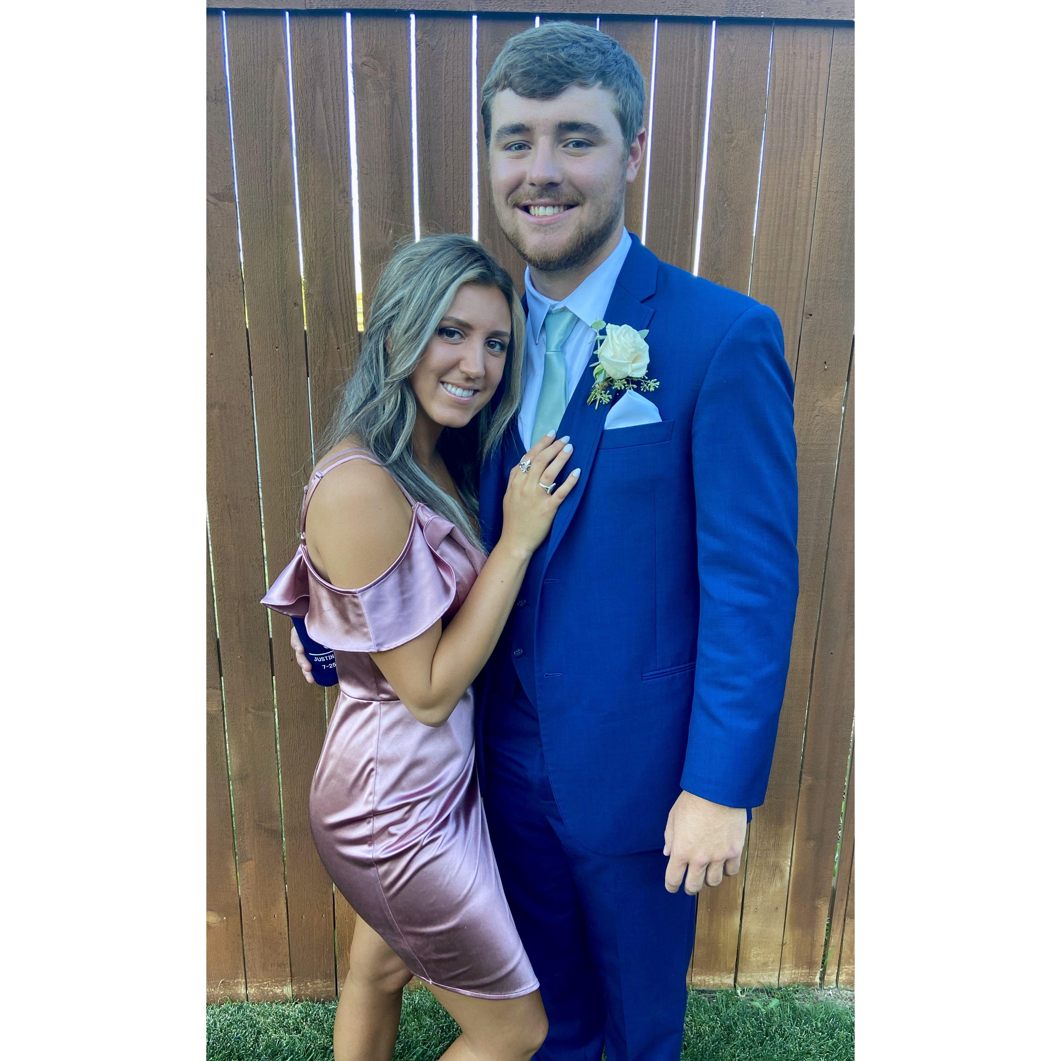 The first time we were each others' wedding dates