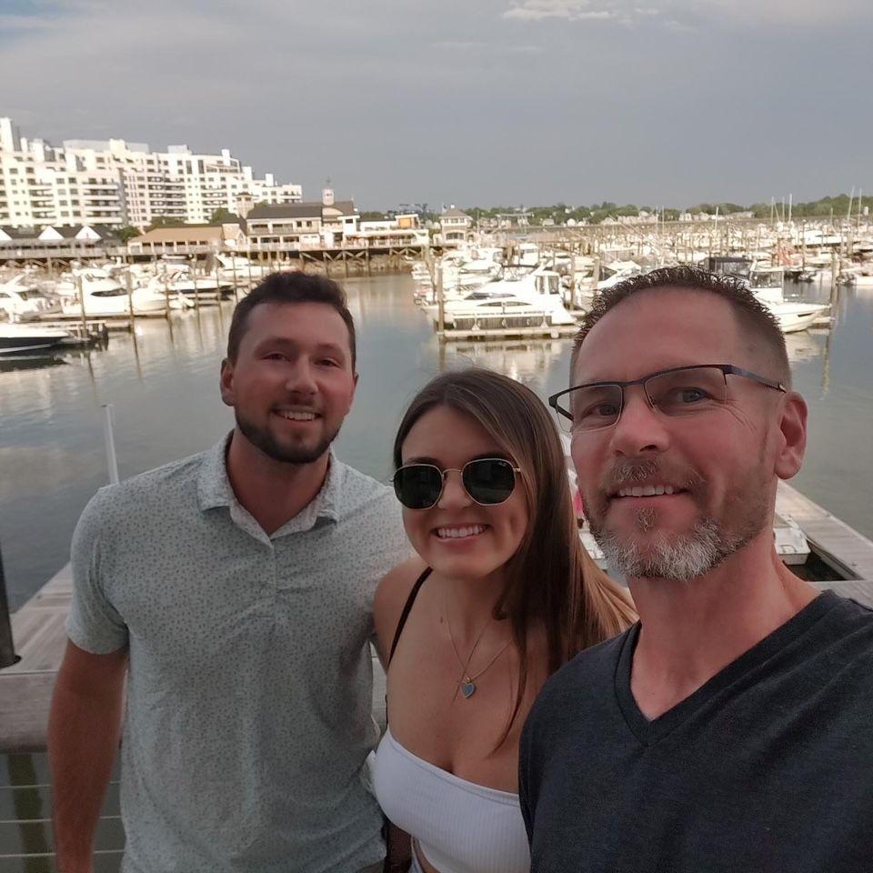 First nice dinner in Quincy after Jeff helped us move in!