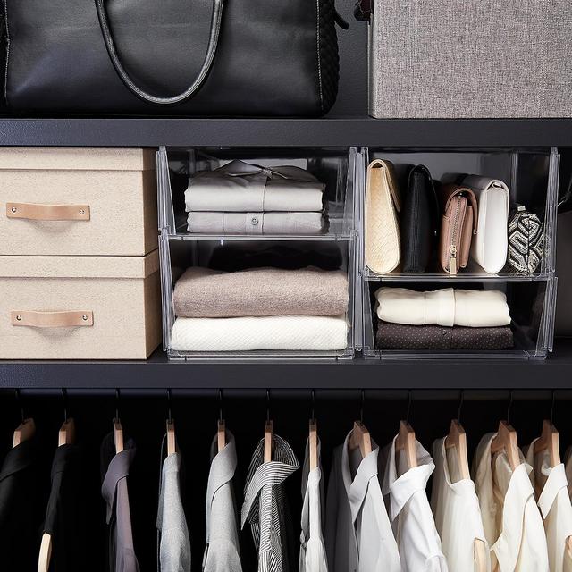 Premium Stackable Shirt & Sweater Bins