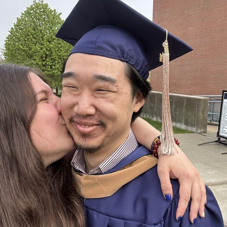 James completed his MBA!