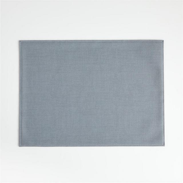 Shiloh Easy-Care Slate Blue Placemat