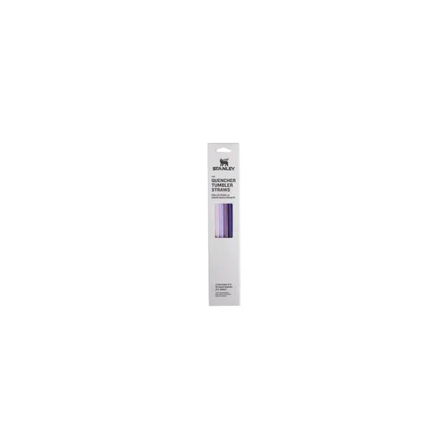 Stanley 4pk 40 oz Quencher Tumbler Straws Purple: Plastic, Dishwasher-Safe, Cold Beverage Accessory