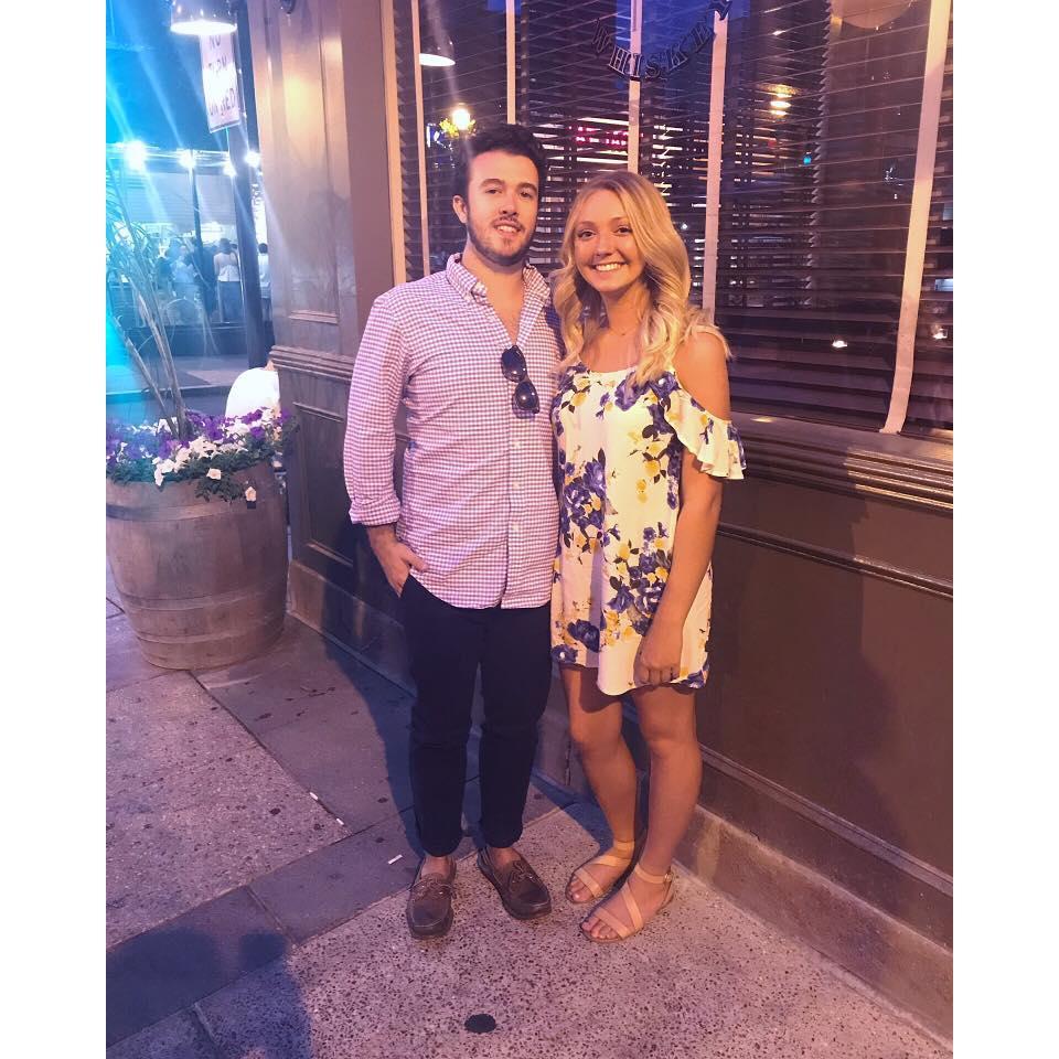Robby's 22nd birthday dinner out in Philadelphia!