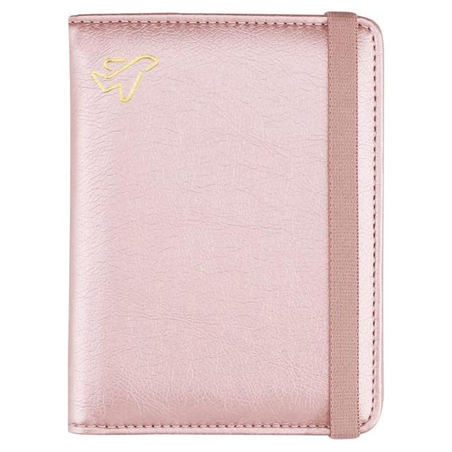 WALNEW RFID Passport Holder Cover Wallet for Women Men, PU Leather Card Holder Passport Case Travel Essentials for Family Vacation
