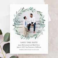 Eastwick Wreath | White | Zola Save The Dates