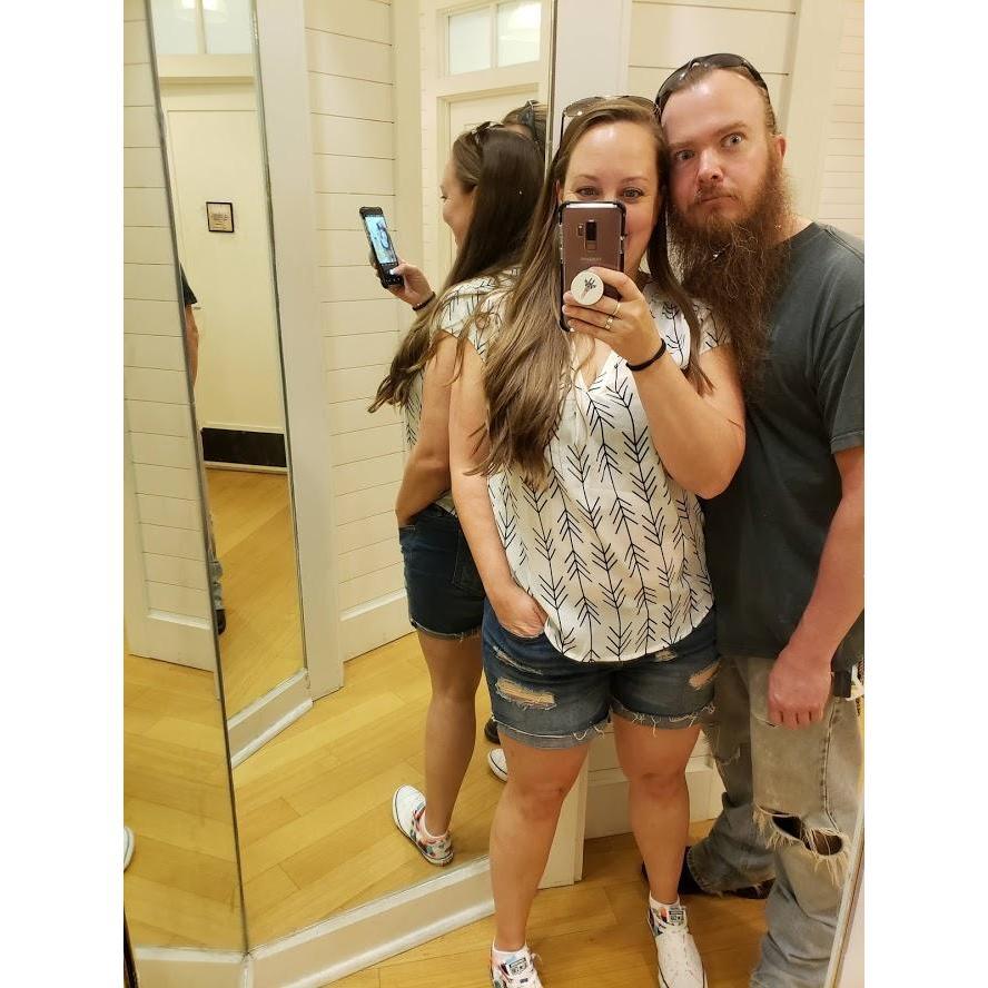 Shopping selfie