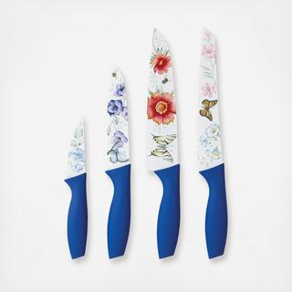 Butterfly Meadow Kitchen Printed Knife, Set of 4 by Macy's