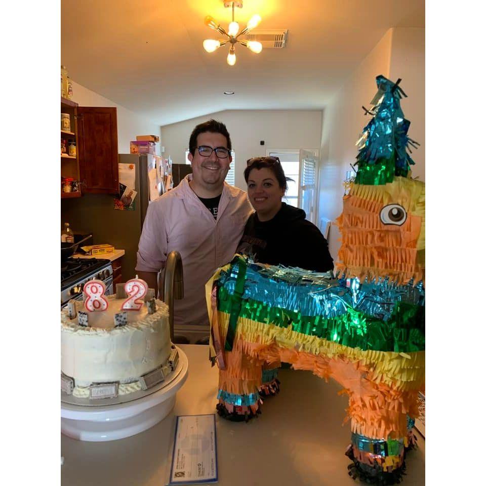 March 2021: Brittany pulled off the biggest surprise of her life and flew from NY to TX without Vincent knowing to surprise him for his birthday!