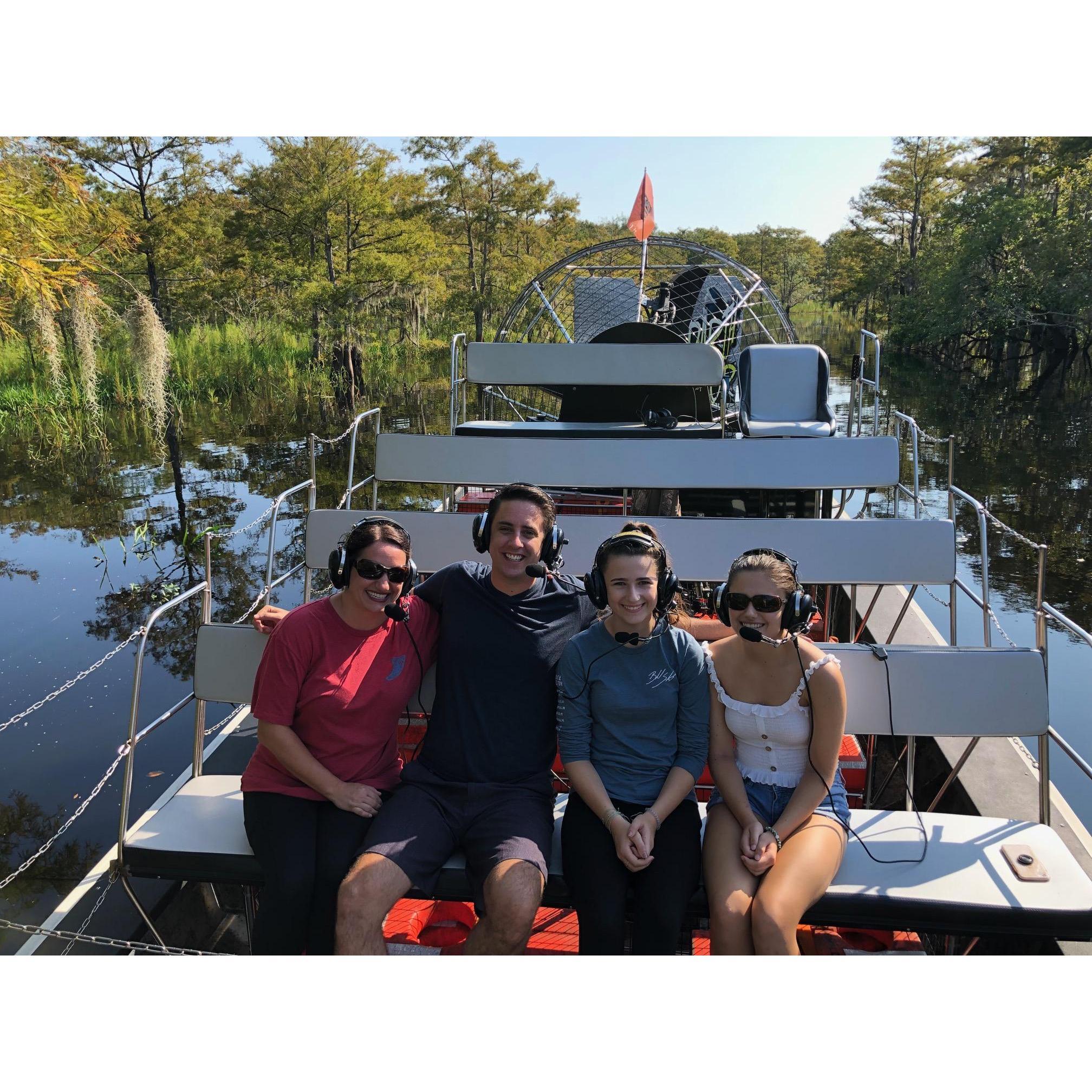 Airboat ride for Todd's BDay!