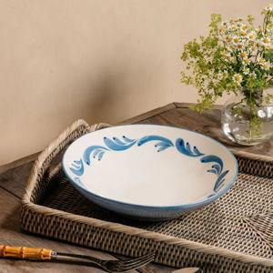 Celia Serving Bowl, Denim Blue