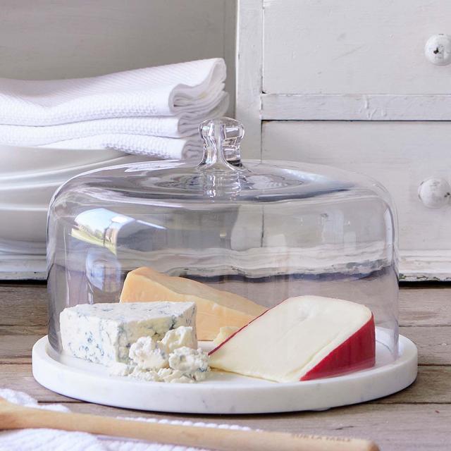 Marble and Glass Cloche