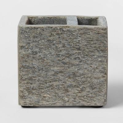 Slate Toothbrush Holder Silver - Threshold™