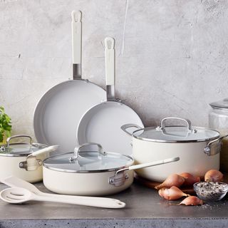 Bobby Flay Professional Grade Ceramic Nonstick 10-Piece Cookware Set