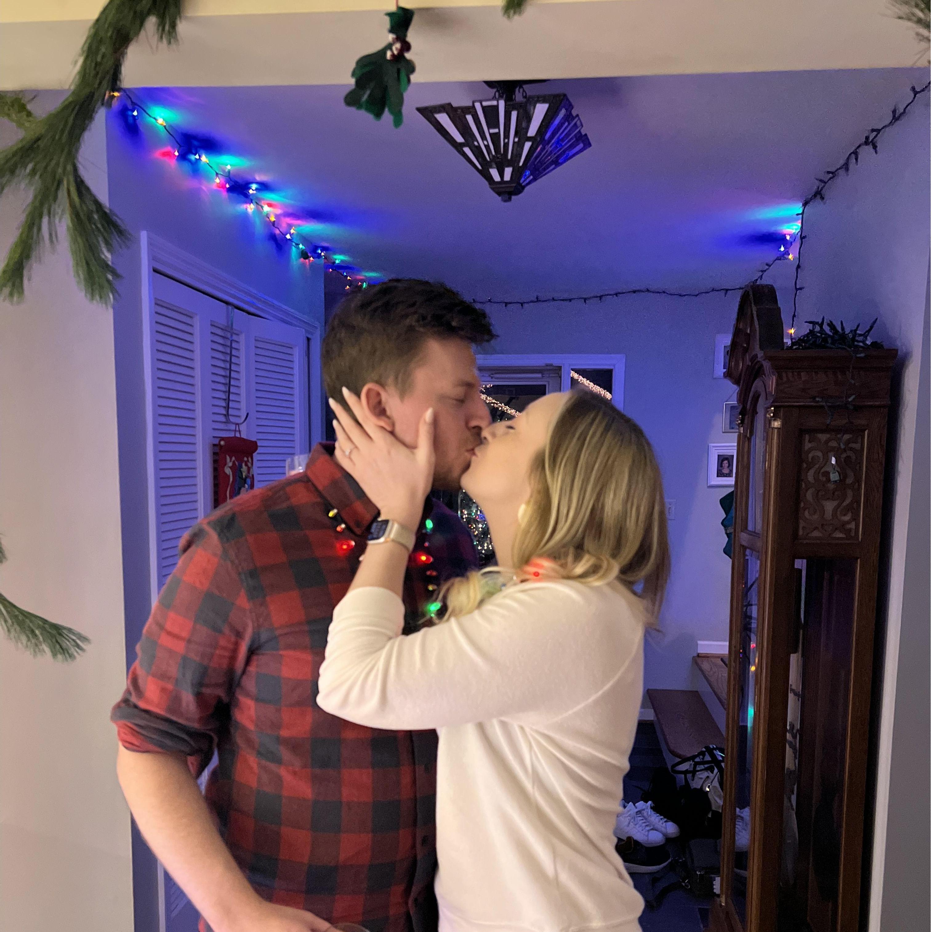 Celebrating our engagement at Christmas