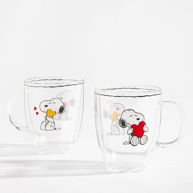 Peanuts Snoopy™ Double Walled Mug - Set of 2