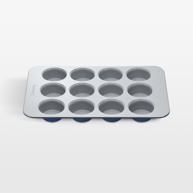 Caraway Non-Stick Ceramic Muffin Pan in Navy