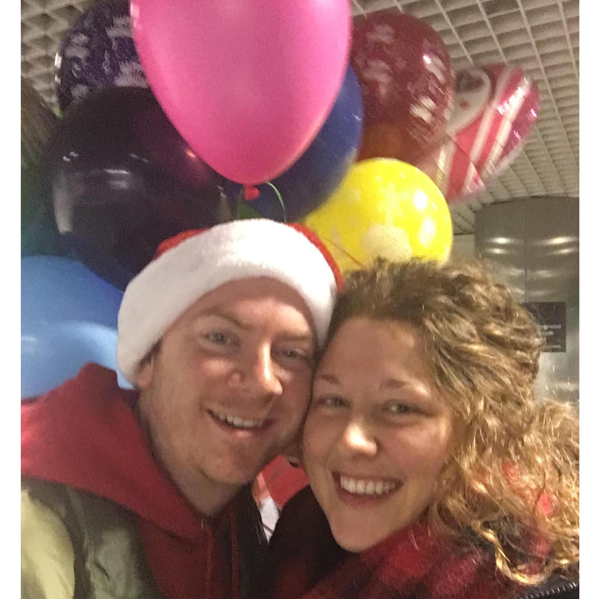 Happy Birthday from Denver, flying in for the weekend December 2017