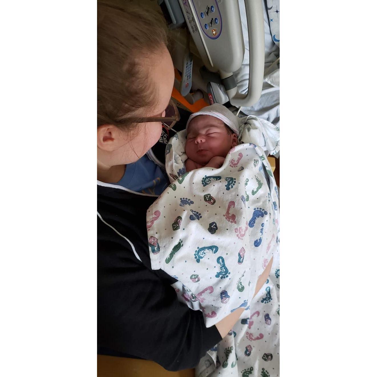 Tony and I became an Aunt and Uncle for the first time when Jonah was born. 5-21-19