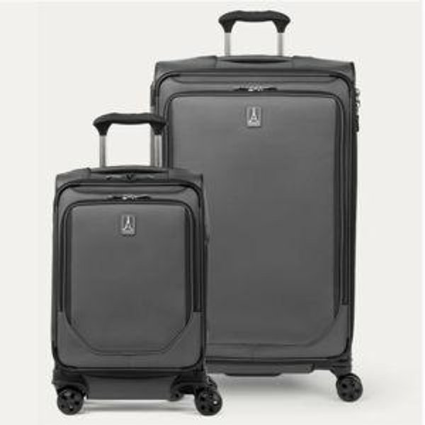 Crew™ Classic Compact Carry-On / Large Check-In Luggage Set (Titanium Grey)
