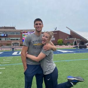 Framed Marquette Track and Field Jerseys Fund