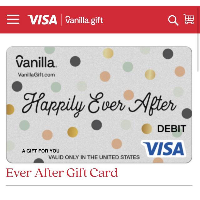 Ever After Gift Card
