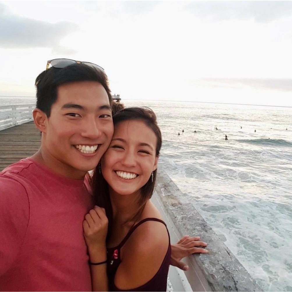 After our 3rd date in San Diego.