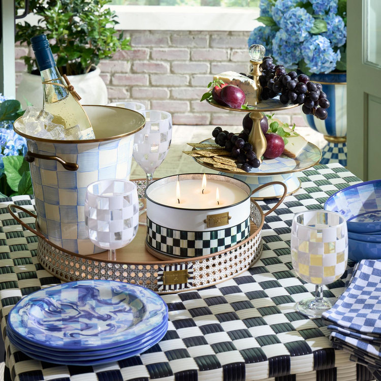 MacKenzie-Childs, Check Cotton Napkin, Set of 4 | Zola