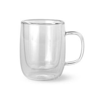 Double-Wall Glass Espresso Mugs, Set of 4