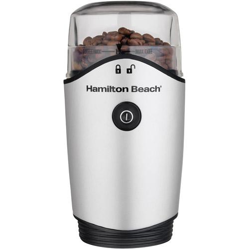 Hamilton Beach Coffee Grinder, 12 Cup, Silver & Black, Model 80350R