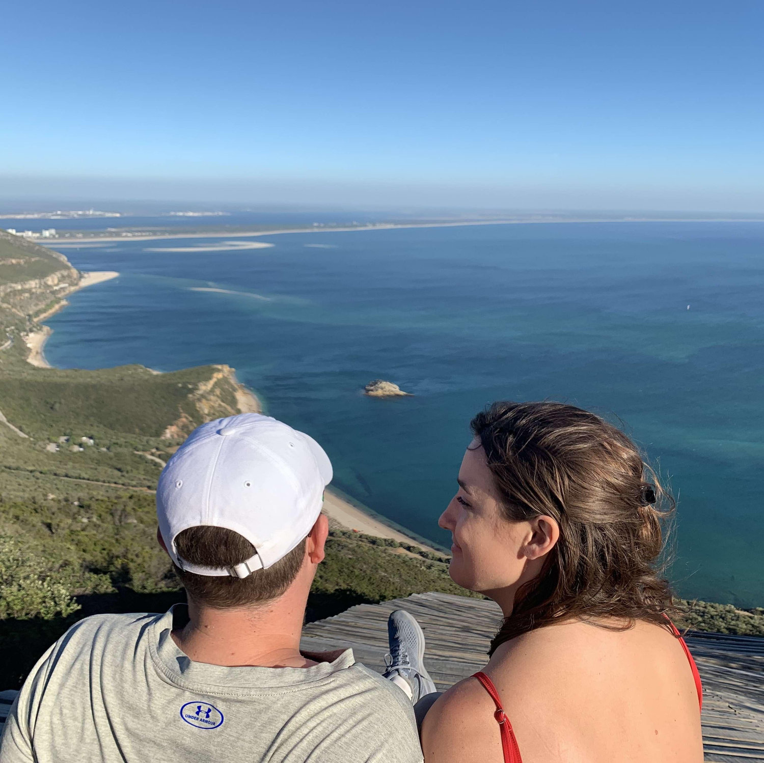 Overlooking the Atlantic Ocean in Portugal
