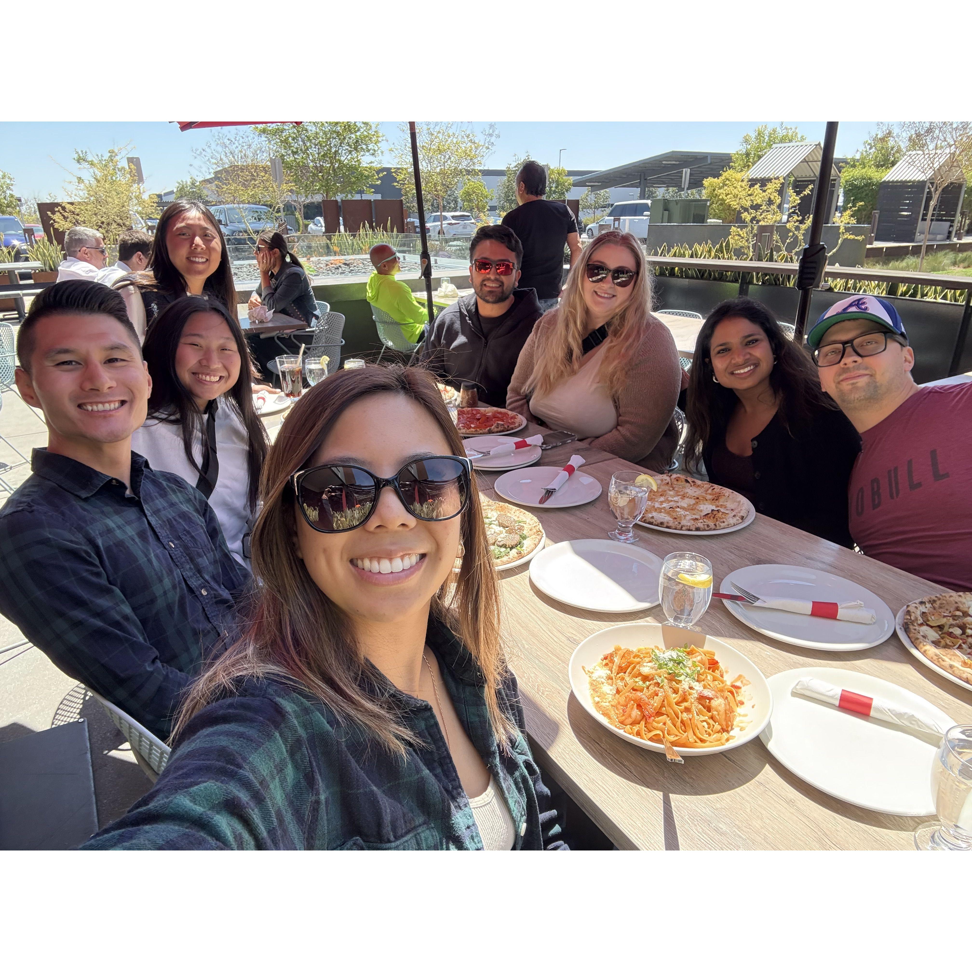 From us to Matcha’s pet friends and their awesome parents — grateful for our Redlands family!”