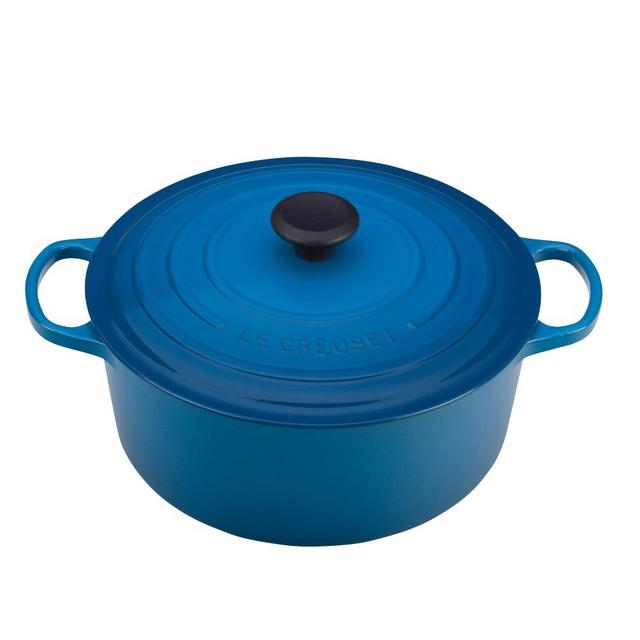 Le Creuset Signature Cast-Iron Round Dutch Oven, 7 1/4-Qt., Marseille