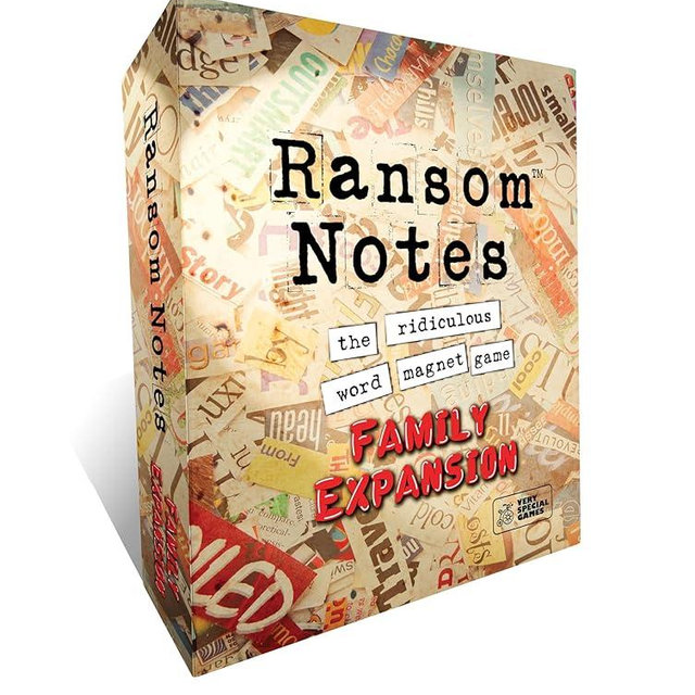 Ransom Notes Expansion Pack, Family Edition - The Ridiculous Word Magnet Party Game, 3+ Players
