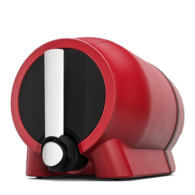 Pinter 3 - All-in-One Brewing Equipment for Craft Beers with Dock & Tap - Fridge Friendly Size, Makes 10 Pints - Durable & Lightweight Polymer - Beer Ingredient Kit Sold Separately - Rich Red