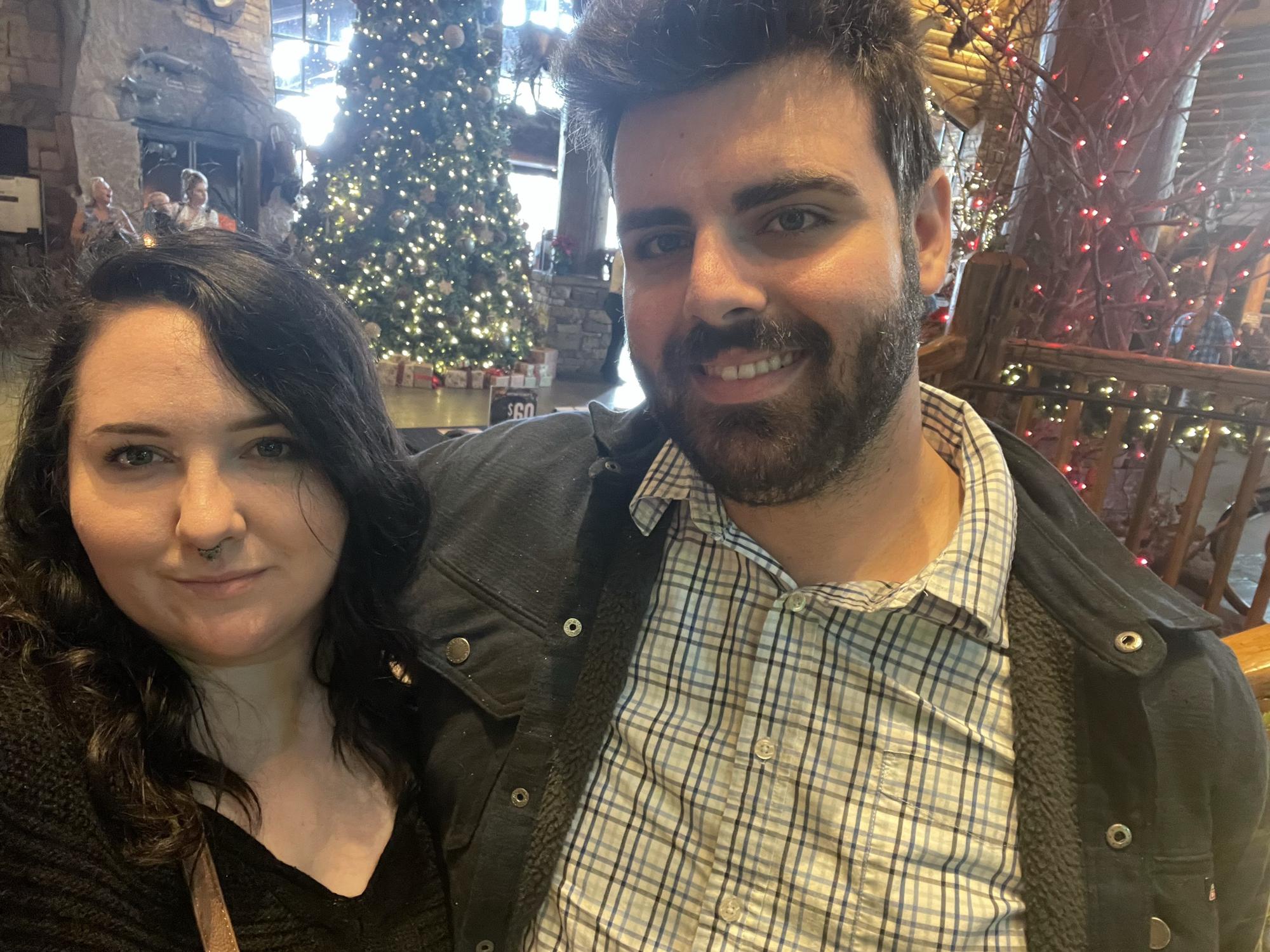 We visited a bass pro shop (which felt like Disneyland almost) only hours before going to the park before Joseph popped the question!