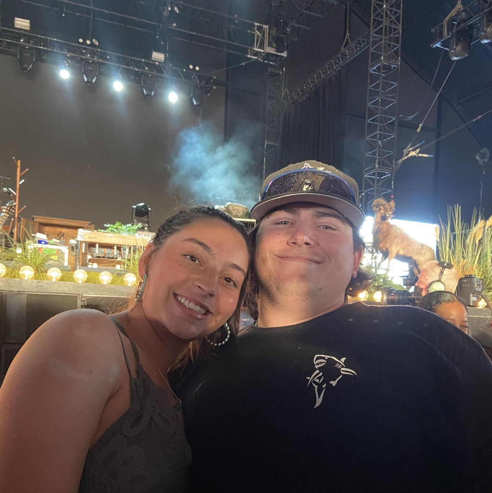 One of our first concerts was a music festival! She made me stand in the same spot for 7 hours... it was 107° that day! Looking back, it was worth it!
April 2023
