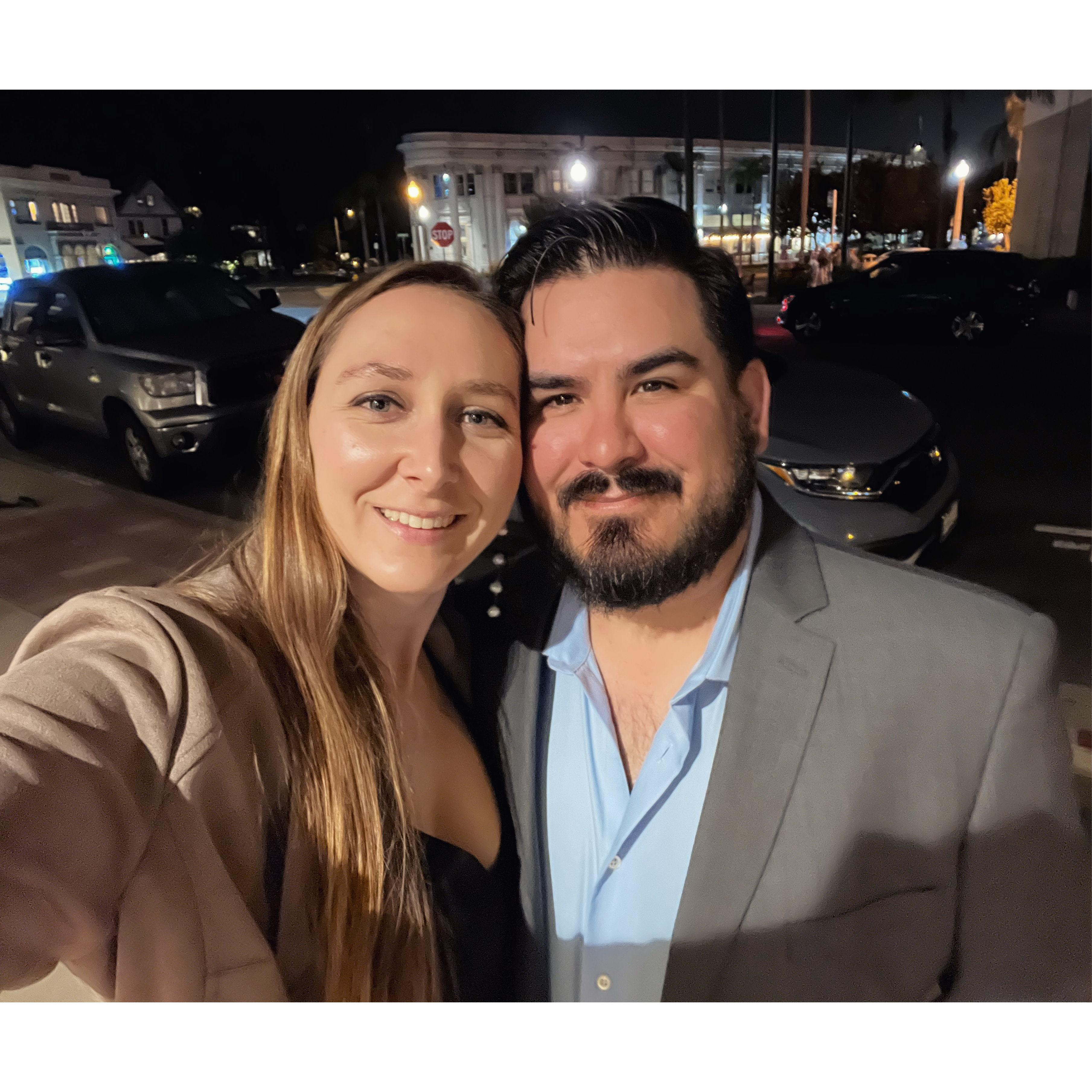 Steak dinner to celebrate closing on our house!