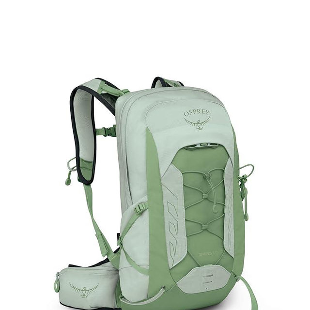 Osprey Tempest 11L Women's Lightweight Hiking Backpack - Small Daypack for Travel & Camping, Frosty Mint Green/Botanica