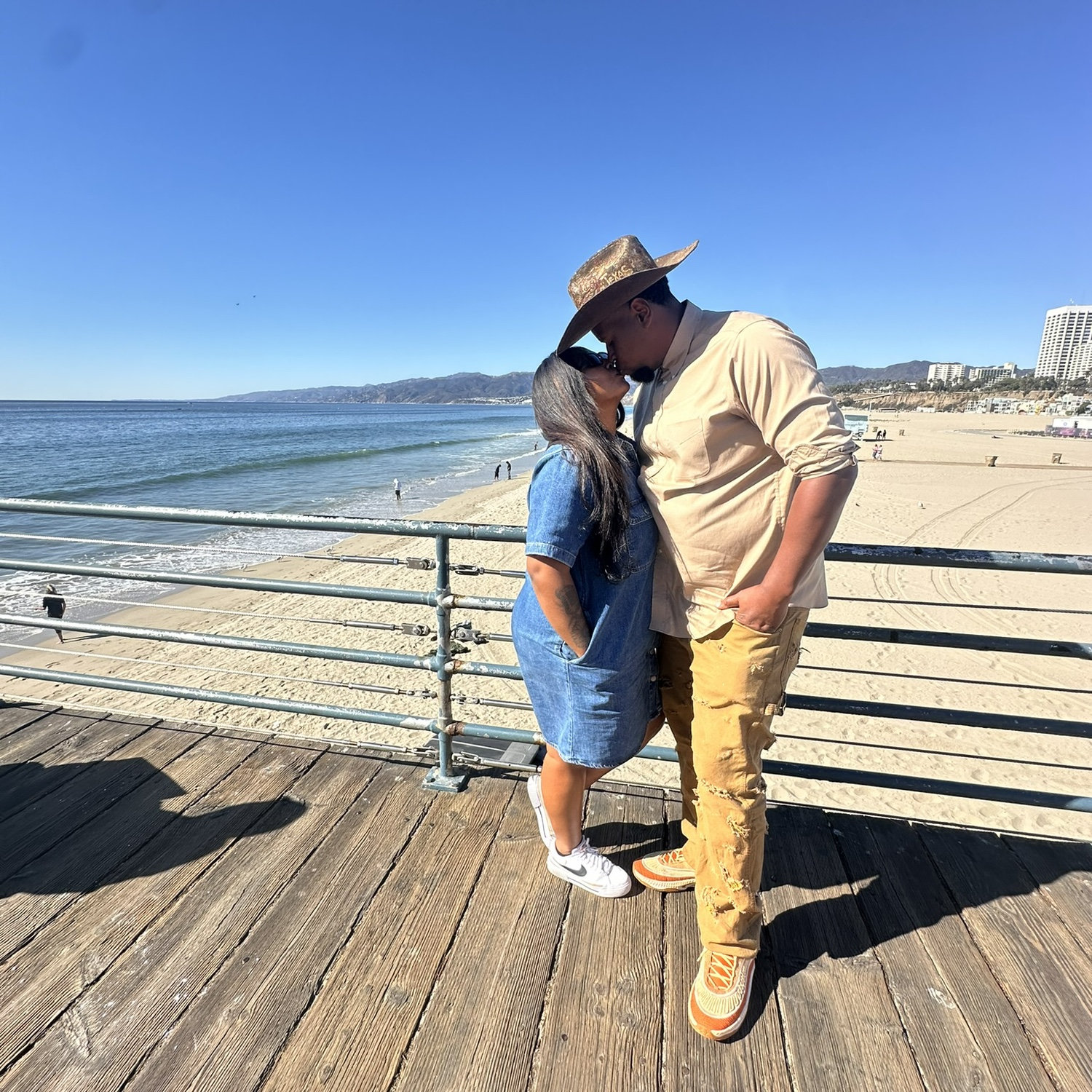Santa Monica pier - first family trip!